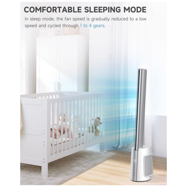 Ventilador-de-Torre-sem-Lamina-com-Filtro-HEPA-Controle-foto-3