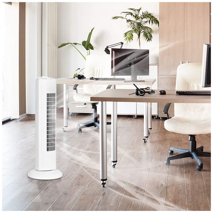 Ventilador-de-Torre-Oscilante-Silencioso-com-3-Velocidades-e-foto-2