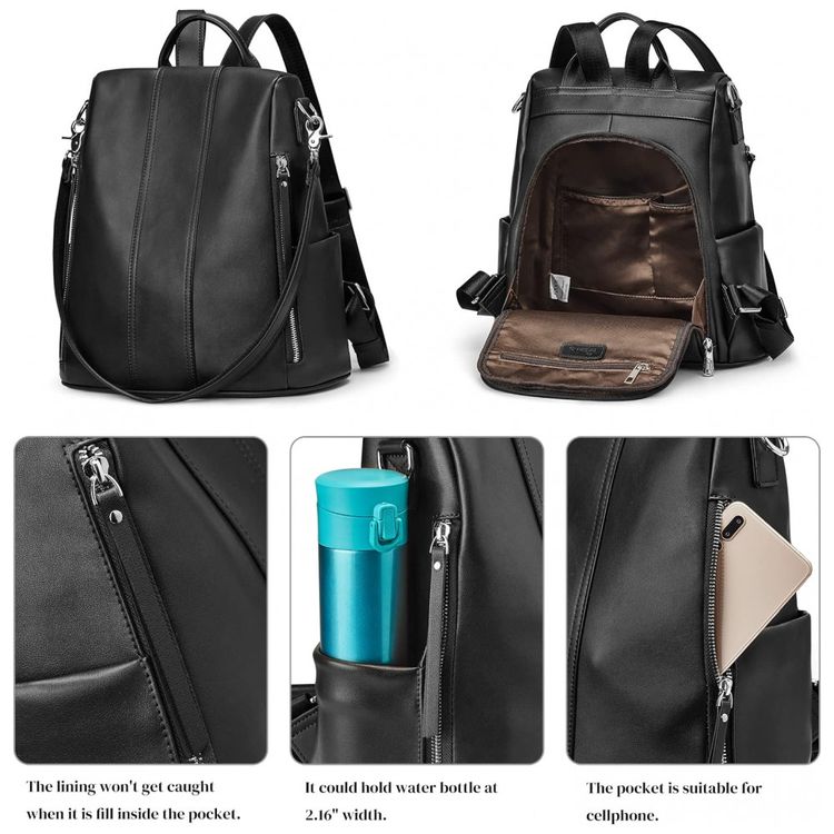 Mochila-Feminina-de-Couro-Conversivel-para-Bolsa-de-Ombro-S-foto-2