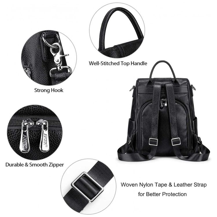 Mochila-Feminina-de-Couro-Conversivel-para-Bolsa-de-Ombro-S-foto-4