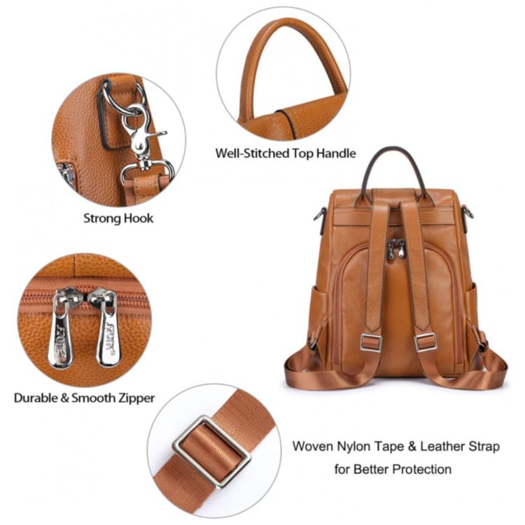 Mochila-Feminina-de-Couro-Conversivel-para-Bolsa-de-Ombro-S-foto-4