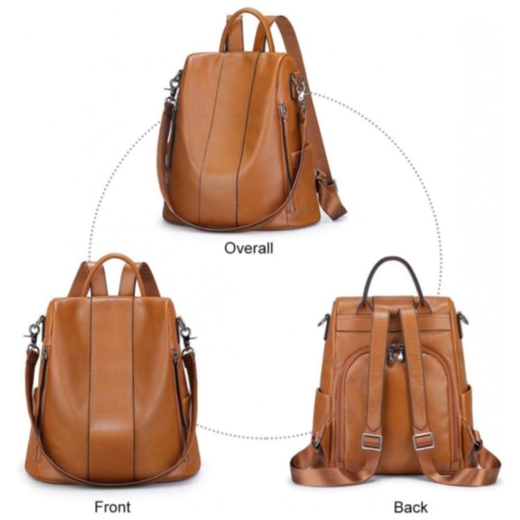 Mochila-Feminina-de-Couro-Conversivel-para-Bolsa-de-Ombro-S-foto-5