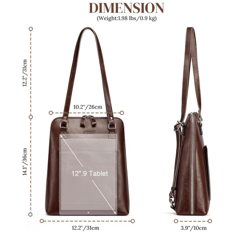 Mochila-Feminina-de-Couro-Conversivel-para-Bolsa-de-Ombro-S-foto-4