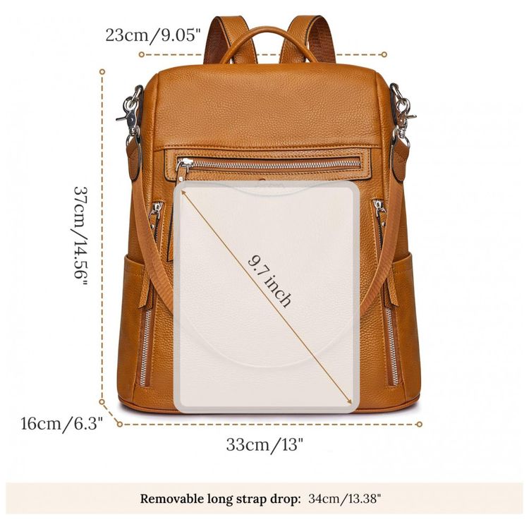 Mochila-Feminina-de-Couro-conversivel-para-Bolsa-de-Ombro-S-foto-2