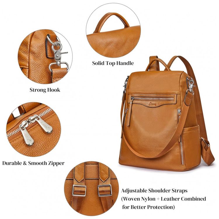 Mochila-Feminina-de-Couro-conversivel-para-Bolsa-de-Ombro-S-foto-3