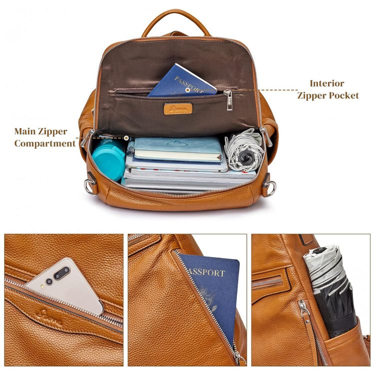 Mochila-Feminina-de-Couro-conversivel-para-Bolsa-de-Ombro-S-foto-4