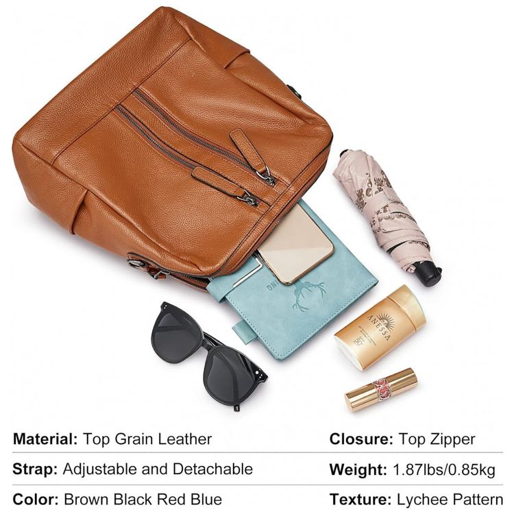Mochila-Feminina-de-Couro-Conversivel-para-Bolsa-de-Ombro-S-foto-5