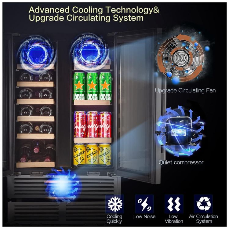 Adega-Climatizada-Dupla-para-19-Garrafas-e-57-Latas-com-foto-2