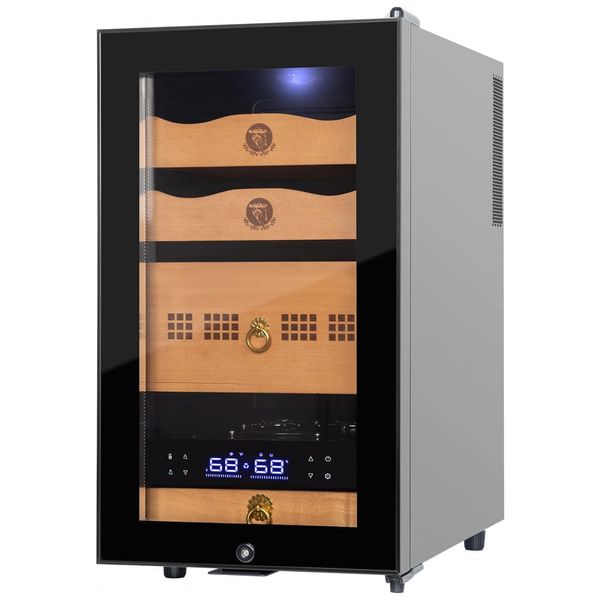 Umidor-Eletrico-para-Charutos-48L-com-Prateleiras-e-foto-0