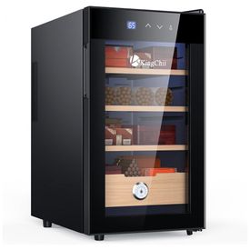 Umidor-Eletrico-para-Charutos-48L-com-Prateleiras-e-foto-0