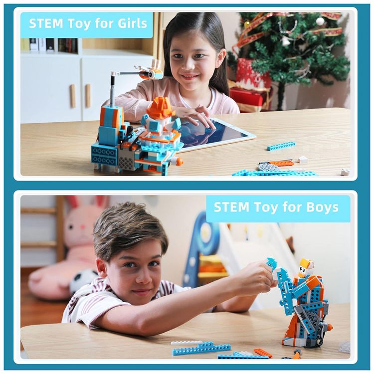 Kit-de-Construcao-STEM-Programavel-10-em-1-com-Controle-foto-2