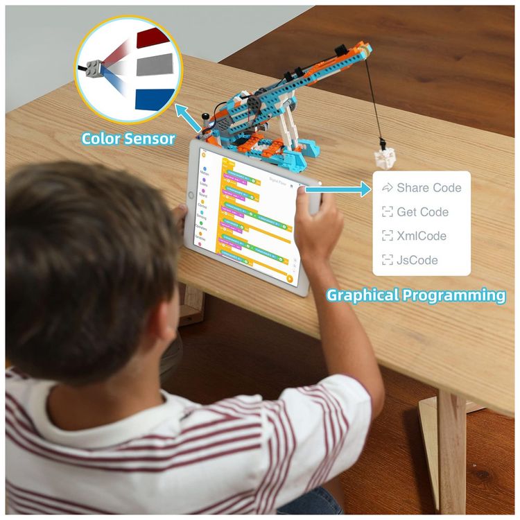 Kit-de-Construcao-STEM-Programavel-10-em-1-com-Controle-foto-3