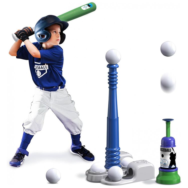 Kit-Beisebol-com-Arremessador-Automatico-e-6-Bolas-para-foto-0