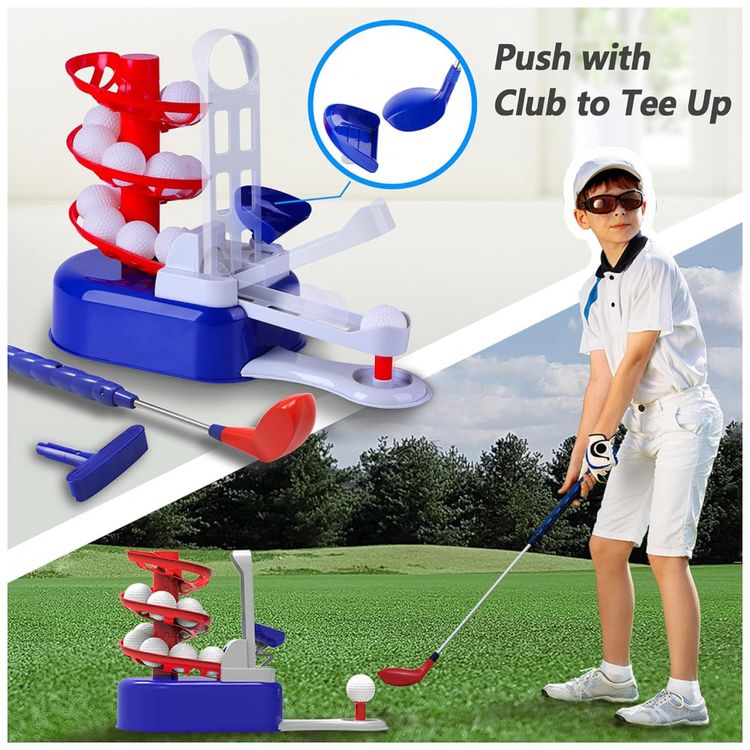Kit-de-Golfe-com-15-Bolas-e-1-Taco-para-Meninos-e-Meninas-foto-3