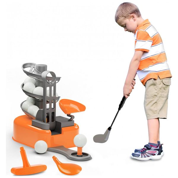 Kit-de-Golfe-com-15-Bolas-e-1-Taco-para-Meninos-e-Meninas-foto-0