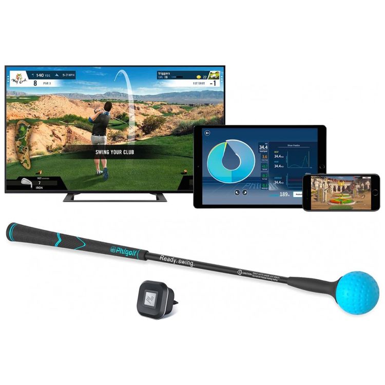 Simulador-de-golfe-3D-com-Swing-Stick-para-uso-Interno-e-foto-0