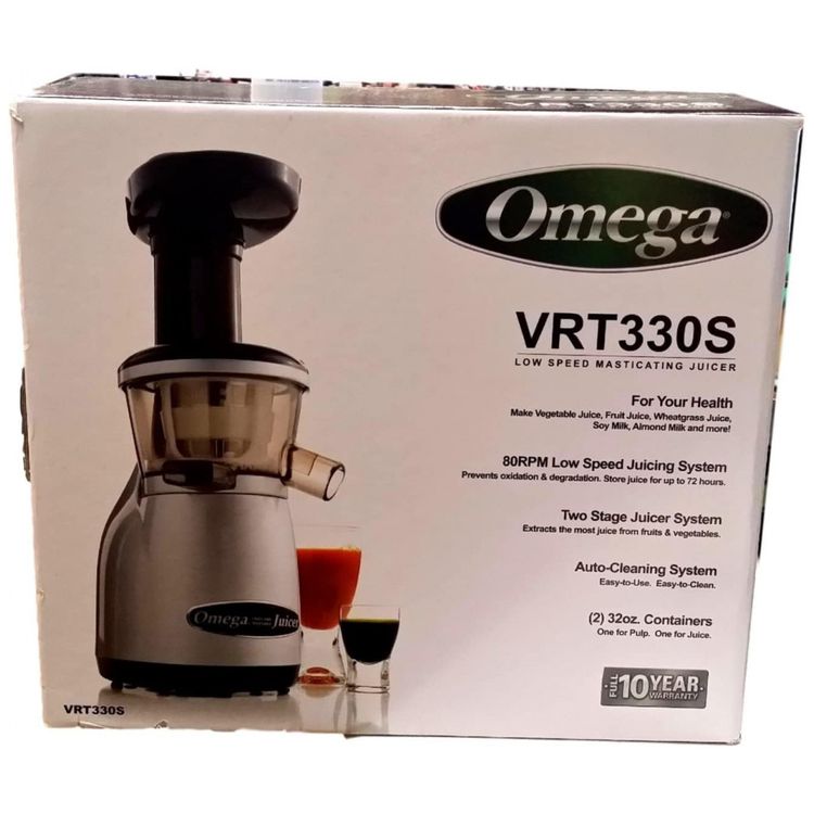 Centrifuga-de-Frutas-com-2-Estagios-110V-Omega-VR30-Prata-foto-2
