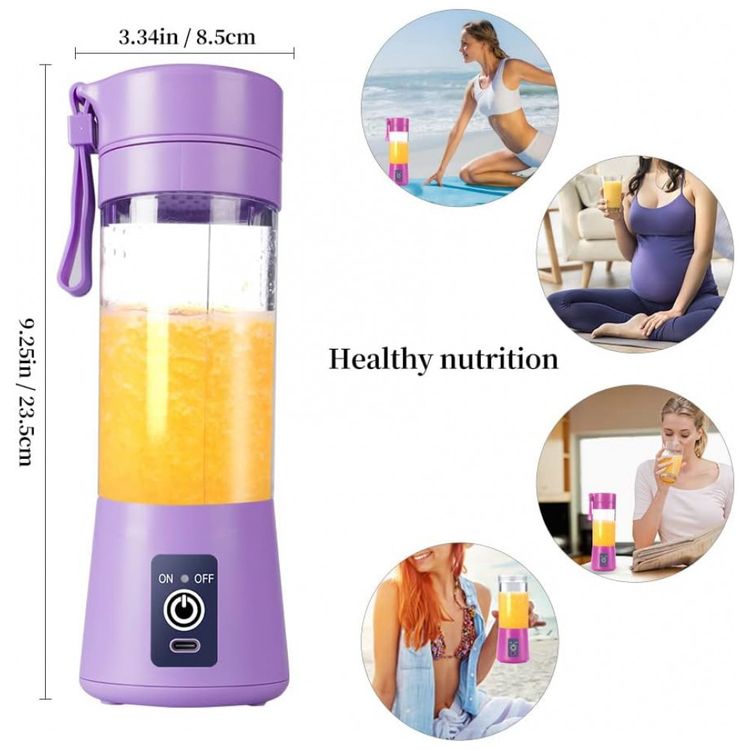 Mini-Liquidificador-Pessoal-Portatil-380mL-Recarregavel-USB-foto-2