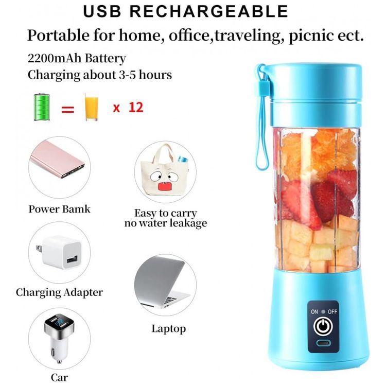Mini-Liquidificador-Pessoal-Portatil-380mL-Recarregavel-USB-foto-5