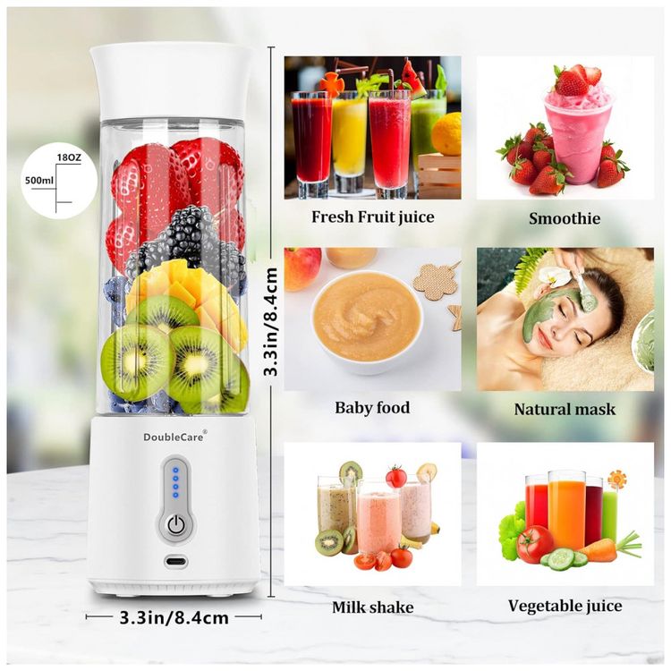 Liquidificador-Pessoal-Portatil-500mL-Recarregavel-USB-e-foto-3