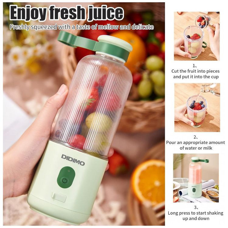 Mini-Liquidificador-Pessoal-Portatil-280mL-Recarregavel-USB-foto-1