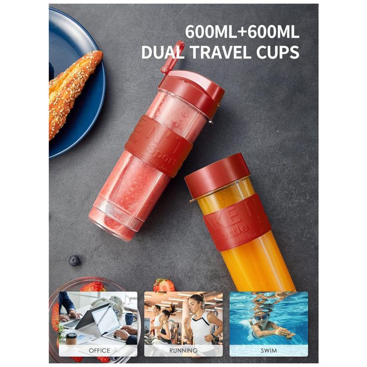 Liquidificador-Pessoal-Portatil-com-2-Garrafas-de-Viagem-de-foto-4