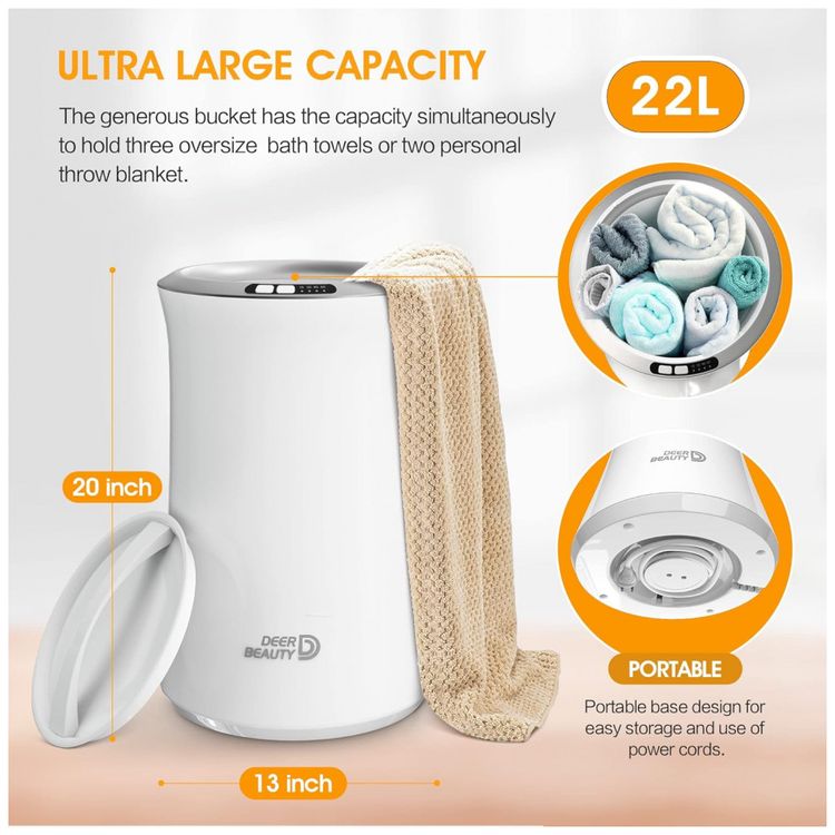 Aquecedor-de-Toalha-Eletrico-22L-com-Configuracoes-de-foto-4