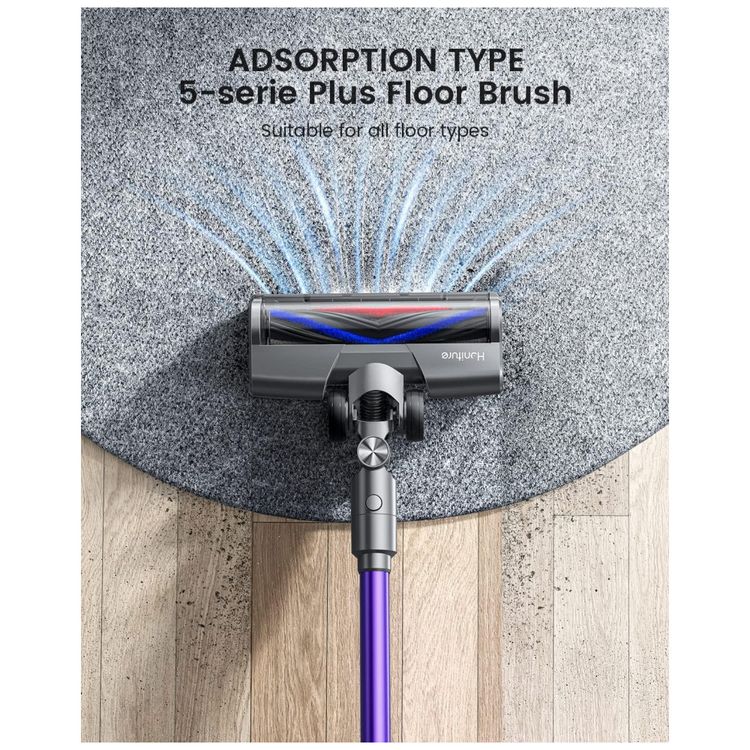 Aspirador-de-Po-sem-Fio-com-Tela-OLED-8-Modos-ate-55-Min-de-foto-5