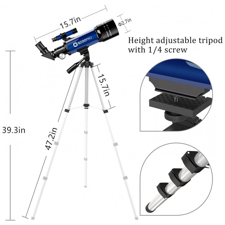 Telescopio-Astronomico-51x128-com-Tripe-Ajustavel-ECOOPRO-foto-4