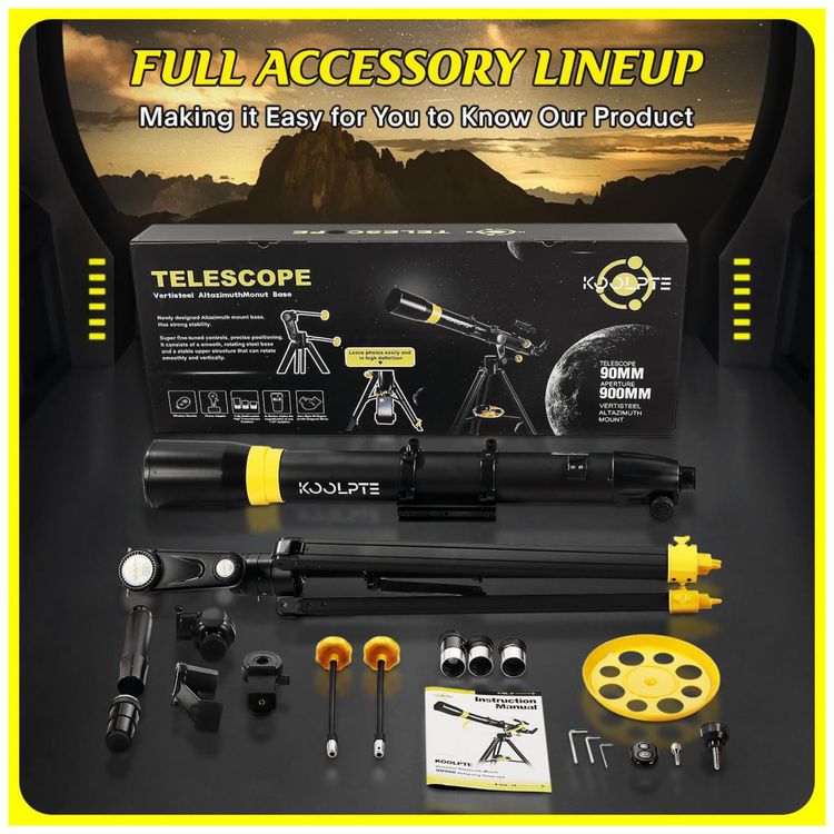 Telescopio-Astronomico-45x450-com-Adaptador-de-Celular-e-foto-5