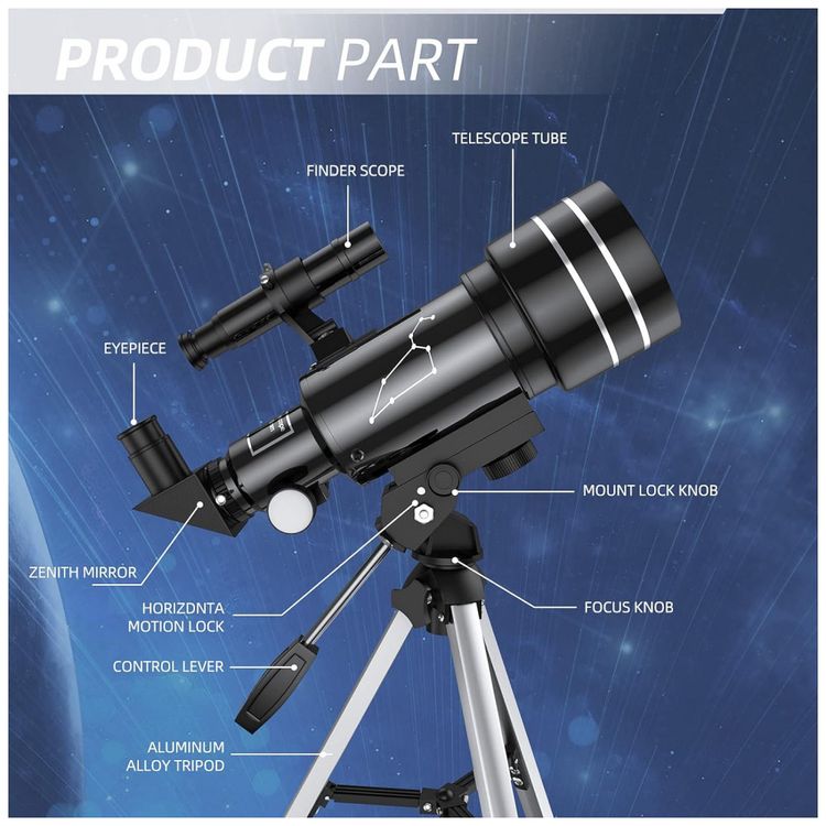Telescopio-Astronomico-15x150-com-Adaptador-de-Celular-e-foto-5