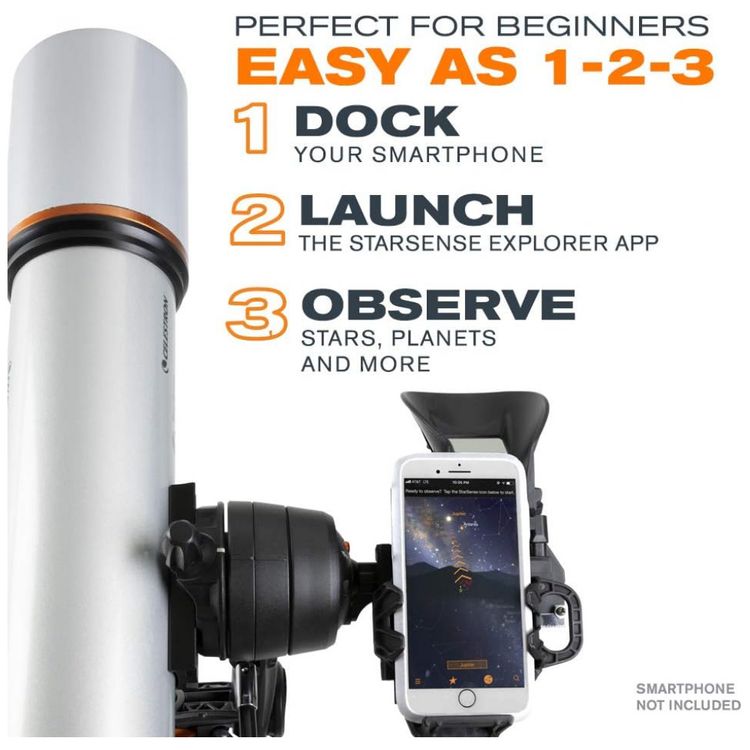 Telescopio-Astronomico-26x66-Aplicativo-StarSense-Compativel-foto-2