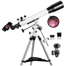 Telescopio-Astronomico-70x-com-Montagem-EQ-2-Oculares-e-foto-0