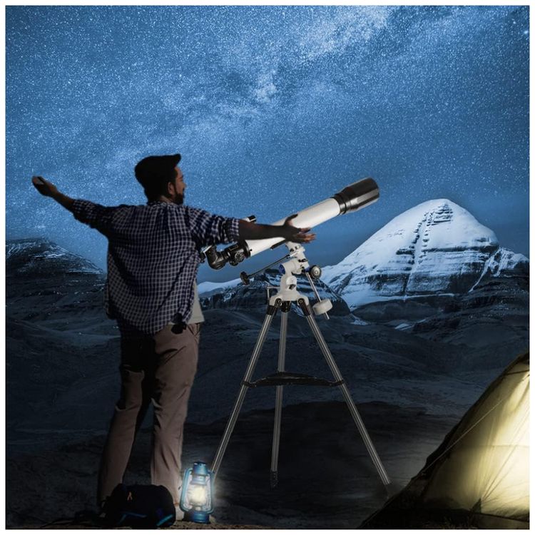 Telescopio-Astronomico-70x-com-Montagem-EQ-2-Oculares-e-foto-4