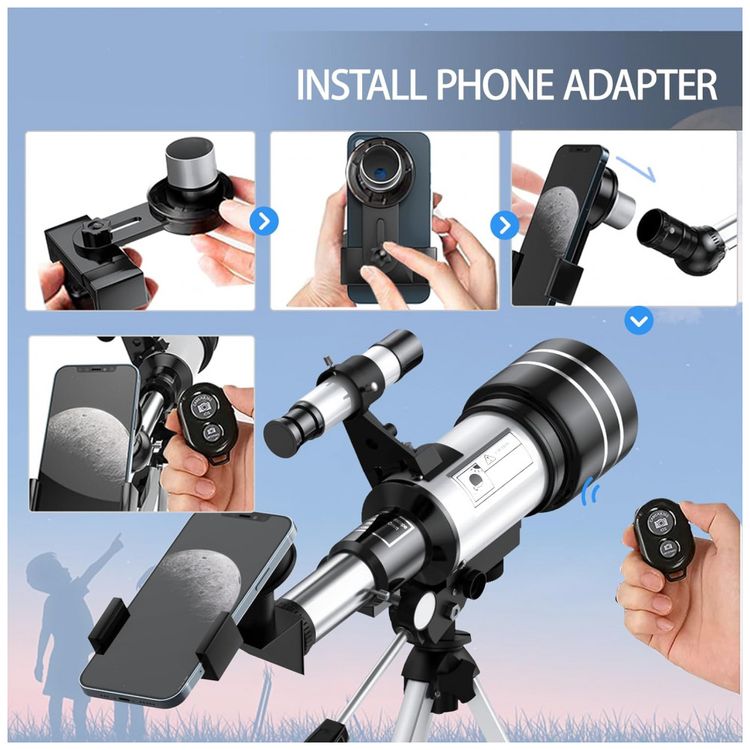 Telescopio-Astronomico-150x-com-Tripe-Ajustavel-Adaptador-foto-5