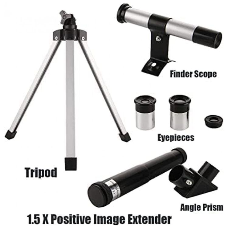 Telescopio-Astronomico-90x-com-Tripe-de-Mesa-e-2-Oculares-foto-1