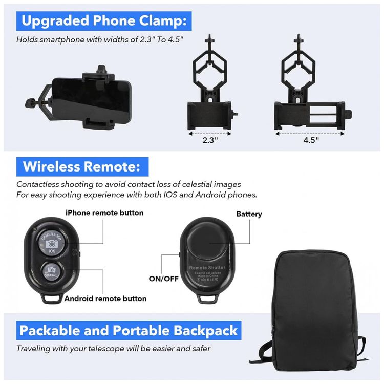 Telescopio-Astronomico-100x-com-Adaptador-de-Celular-e-Bolsa-foto-5