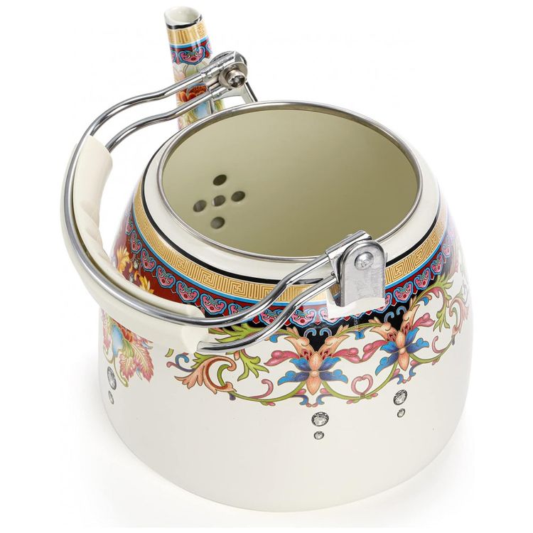 Chaleira-de-Cha-Esmaltada-3.3-Litros-com-Infusor-de-Cha-foto-4