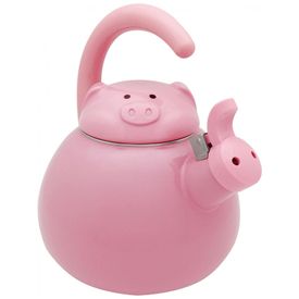 Chaleira-de-Cha-2.1-Litros-em-Esmalte-com-Apito-UP-Porco-foto-0