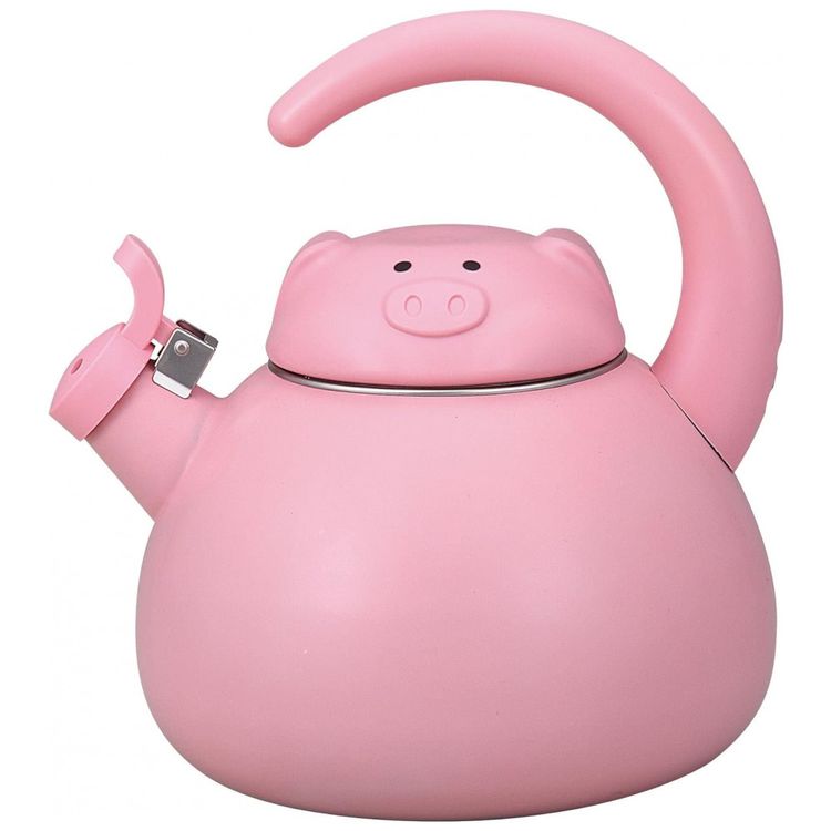 Chaleira-de-Cha-2.1-Litros-em-Esmalte-com-Apito-UP-Porco-foto-3