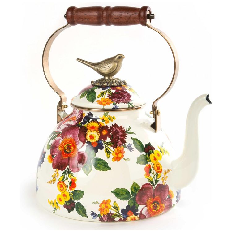 Chaleira-de-Cha-Esmaltada-3-Litros-com-Passaro-MacKenzie-foto-0