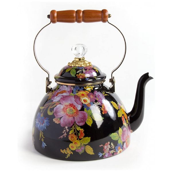 Chaleira-de-Cha-Esmaltada-3-Litros-MacKenzie-Childs-Preta-foto-0