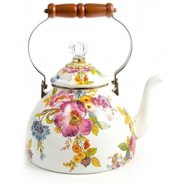 Chaleira-de-Cha-Esmaltada-3-Litros-MacKenzie-Childs-Branca-foto-0