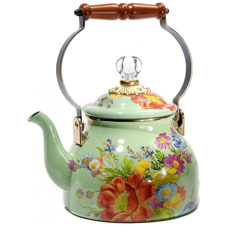 Chaleira-de-Cha-Esmaltada-2-Litros-MacKenzie-Childs-Verde-foto-0