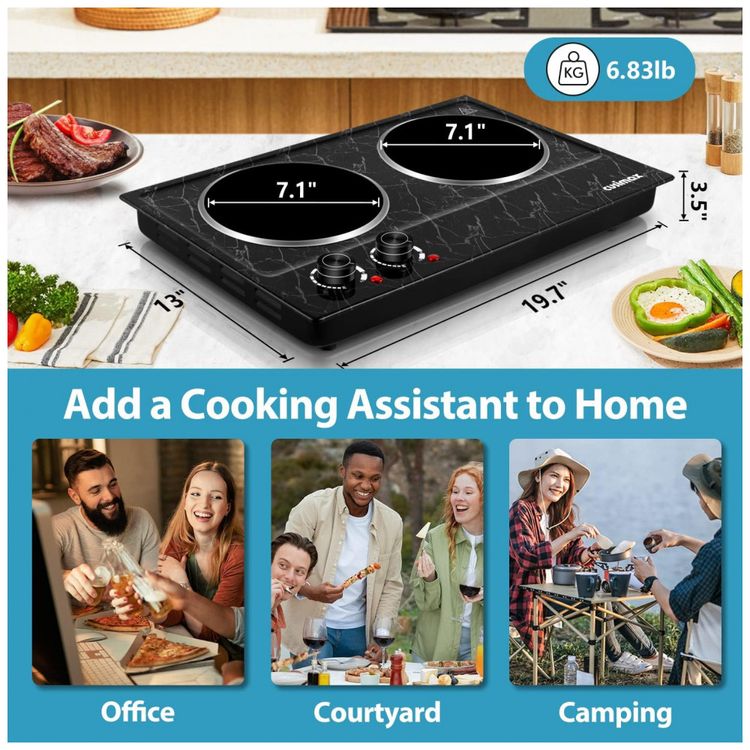 Cooktop-Eletrico-Portatil-de-Bancada-com-2-Queimadores-e-foto-4