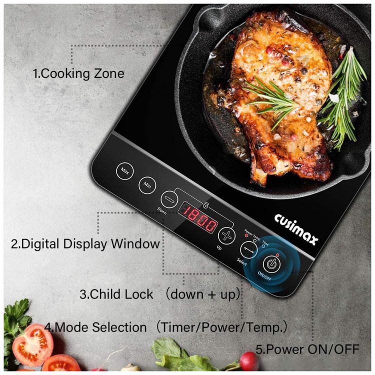 Cooktop-Eletrico-Portatil-de-Inducao-com-10-Temperaturas-e-foto-3