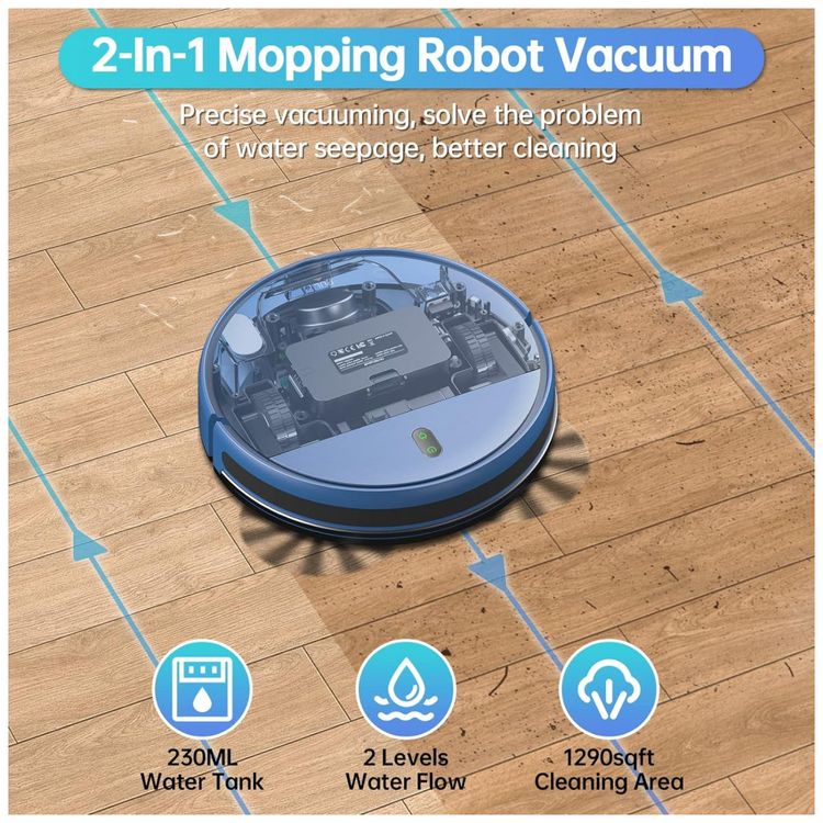Aspirador-de-Po-Robo-com-Controle-Remoto-e-Conexao-via-APP-foto-1