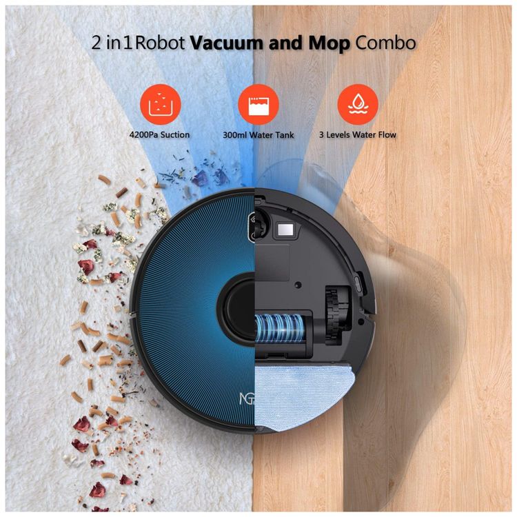 Aspirador-de-Po-Robo-com-Conexao-via-APP-WIFI-110V-NGTeco-foto-1