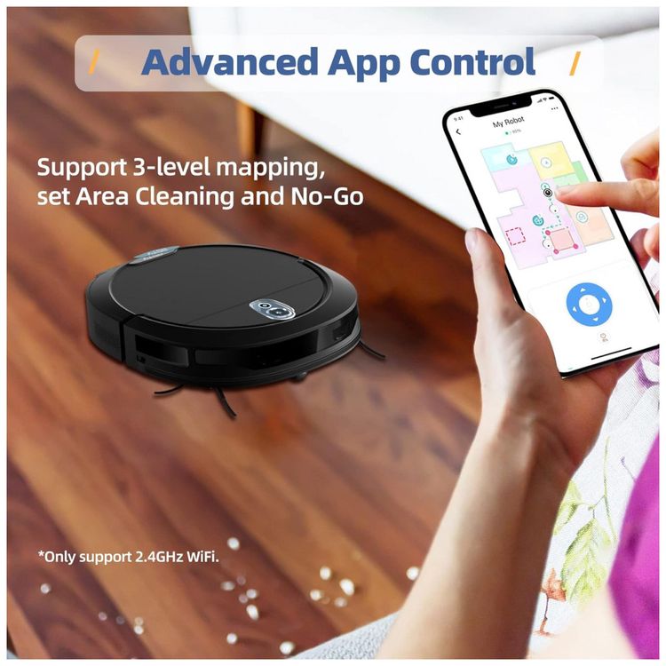 Aspirador-de-Po-Robo-com-Conexao-via-APP-WIFI-Auto-foto-5