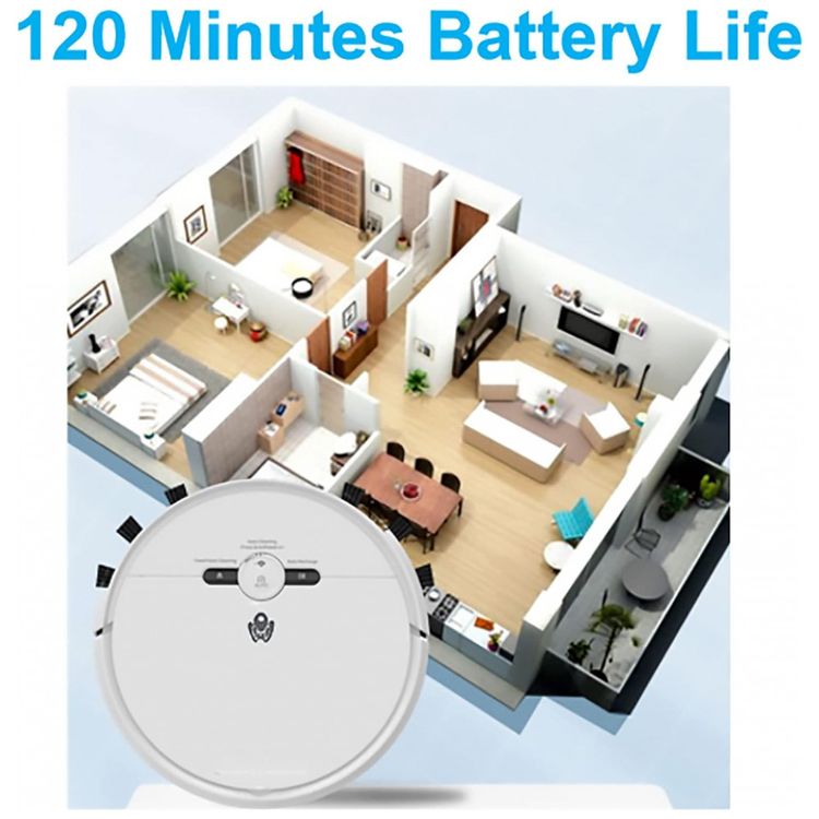 Aspirador-de-Po-Robo-com-Conexao-via-APP-WIFI-e-Auto-foto-2